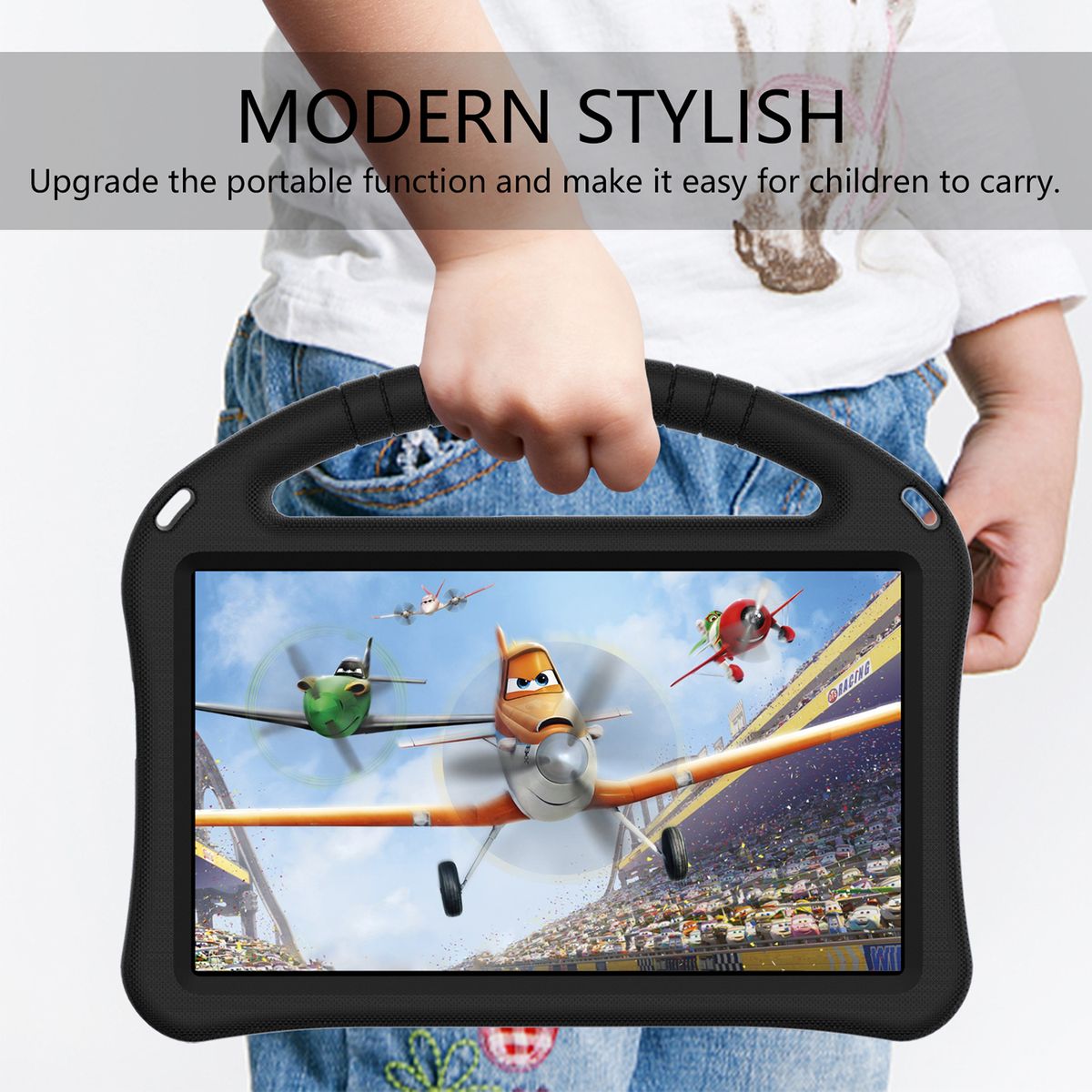Case For Samsung Galaxy Tab A 8.0" 2019 SM-T290/T295, Kids Friendly Durable Lightweight Handle Stand Shockproof Protective Cover
