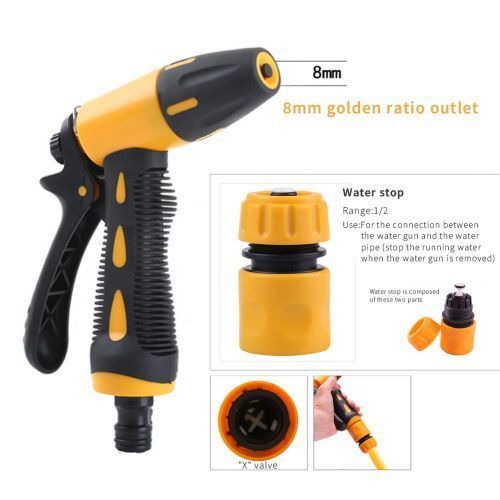 5pcs/set Multifunctional High Pressure Garden Car Spray Washing Water Gun
