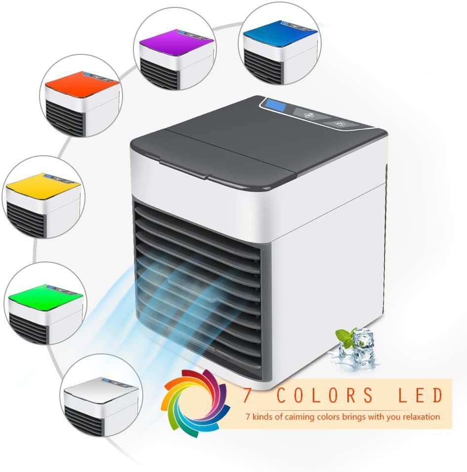 Usb Air Cooler Mini Desktop Fan Small Air Conditioner
