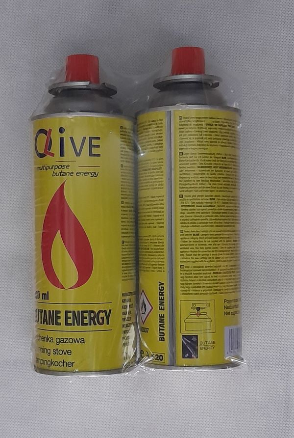 2 PCS CASSETTE GAS SAFE PORTABLE CYLINDER