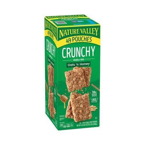 Crunchy Oats'n Honey Bar, 98-Bars (49 Pouches)