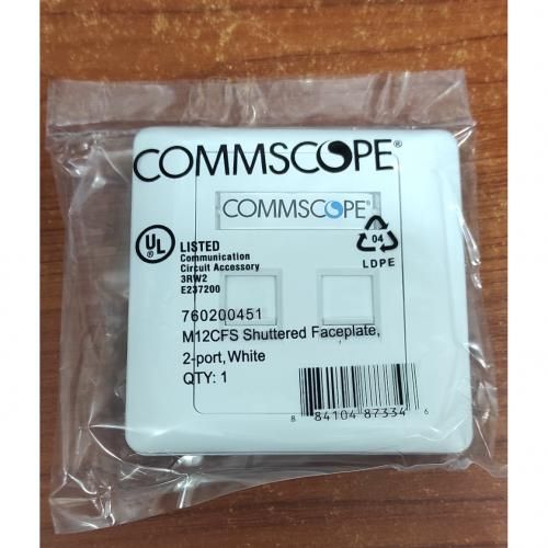Double Port Lan Rj-45 Faceplate With MODULE