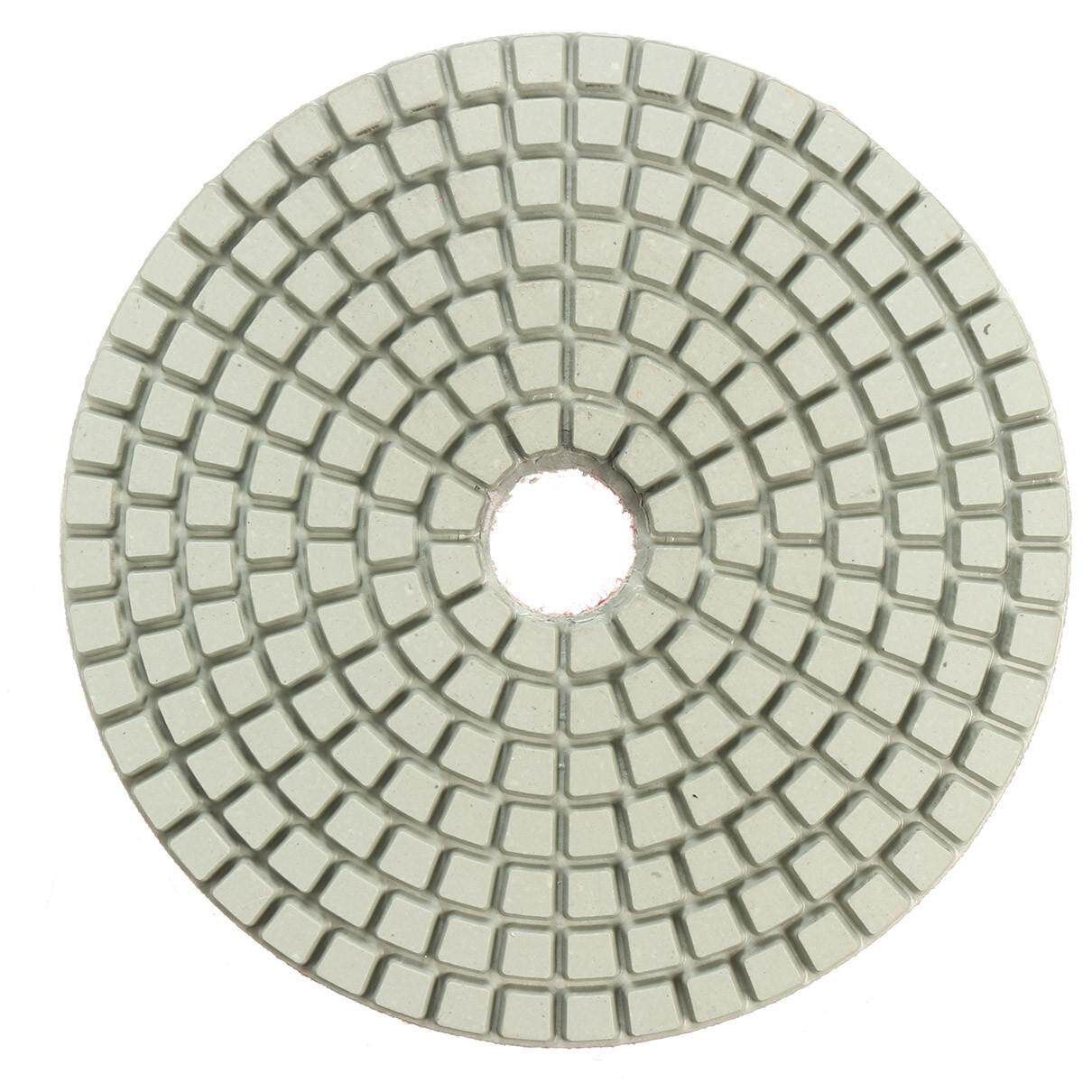 7Pcs Diamond Polishing Pads 4'' Wet Dry For Granite Tile Marble Concrete