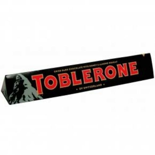 Swiss Dark Chocolate Bar With Honey & Almond Nougat 100g X2