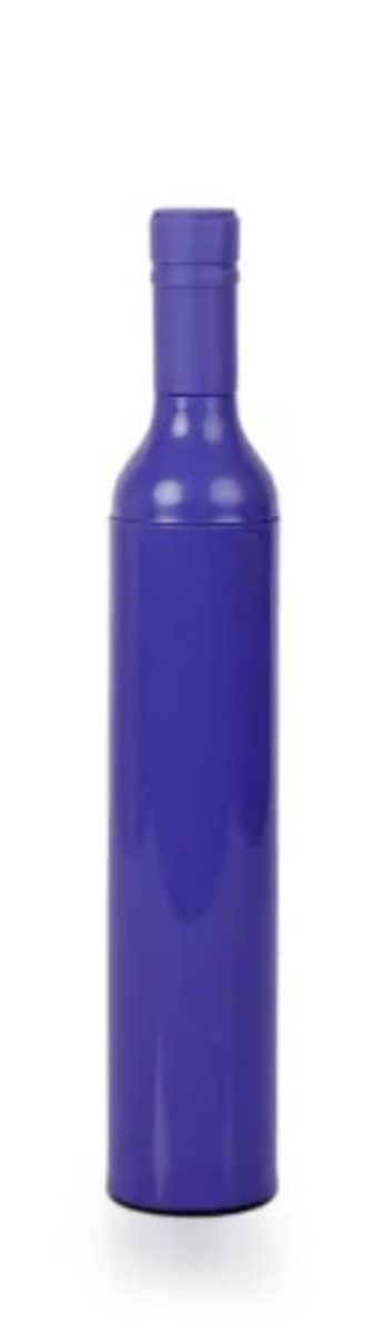 Wine Bottle Shape Umbrella - Purple