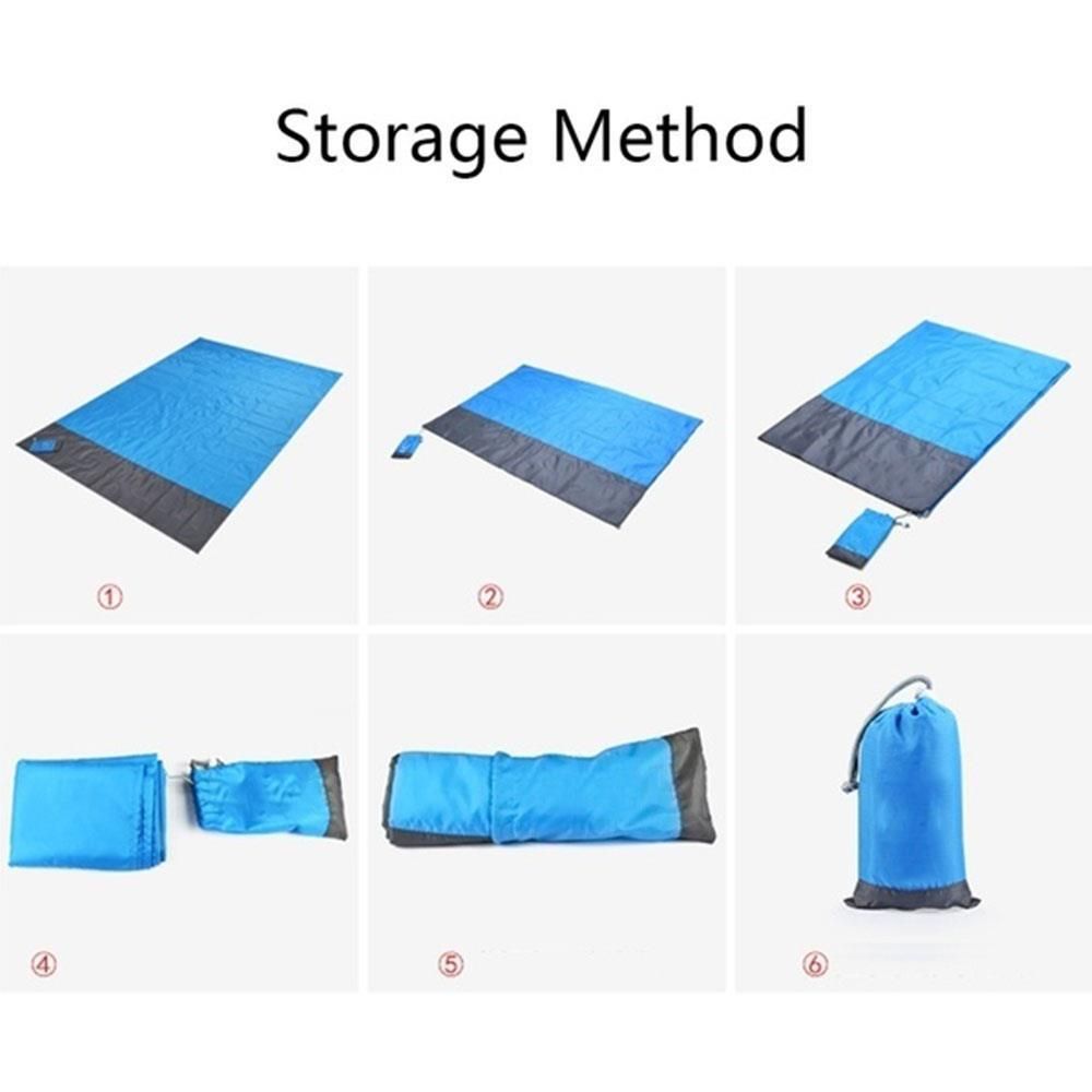 200x210cm Pocket Picnic Waterproof Beach Mat