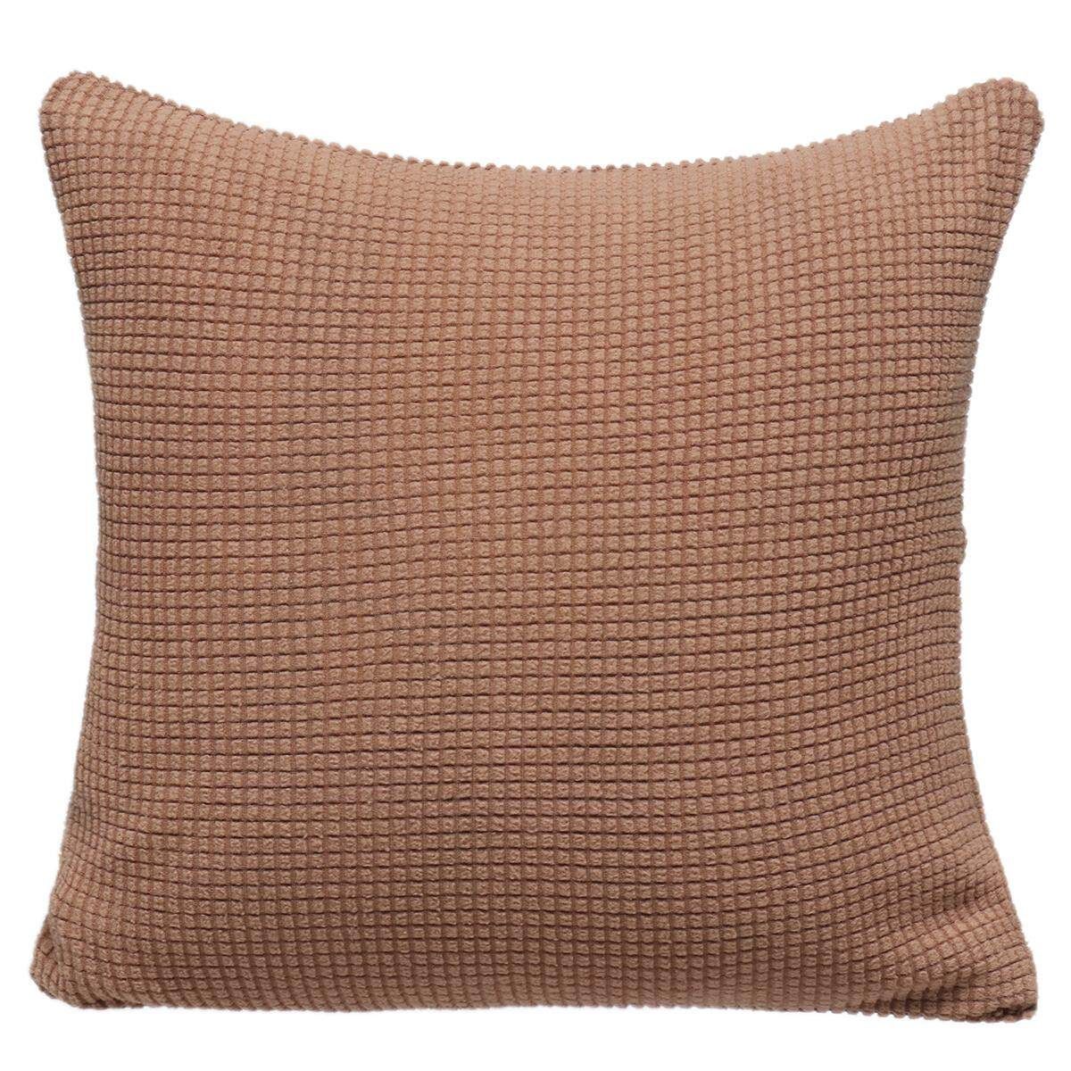 Winter Thicken Spandex Polar Fleece Super Elastic Stretch Sofa Cover Slipcover Couch Living Room 1/2/3/4 Seater Pillow Case Solid Titanium Gourmet 1x Pillowcase