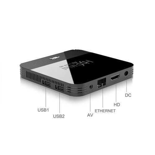 H96 MINI H8 4K UHD Smart TV Box With Remote Controller, Android 9.0 RK3228A Quad-core Cortex-A7, 1GB+8GB, Support WiFi & BT & AV & HDMI & Ethernet
