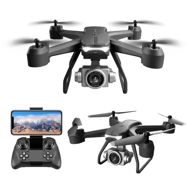 2023 V14 Drone 4K Profession HD Wide Angle Camera WiFi Drone Dual Camera With 2 Batteries & Bag
