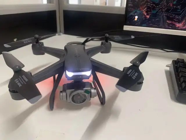 2023 V14 Drone 4K Profession HD Wide Angle Camera WiFi Drone Dual Camera With 2 Batteries & Bag