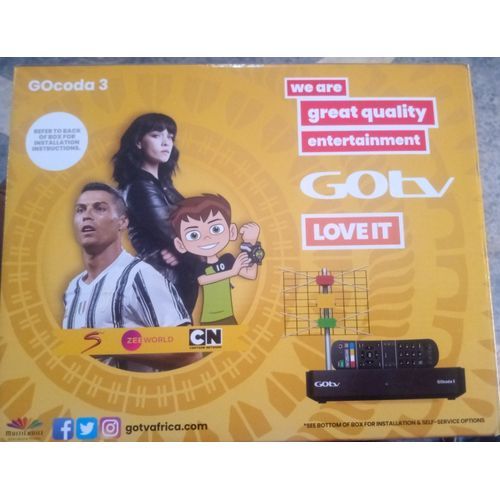 HDMI Decoder, Antenna + One Month Gotv Max Subcription
