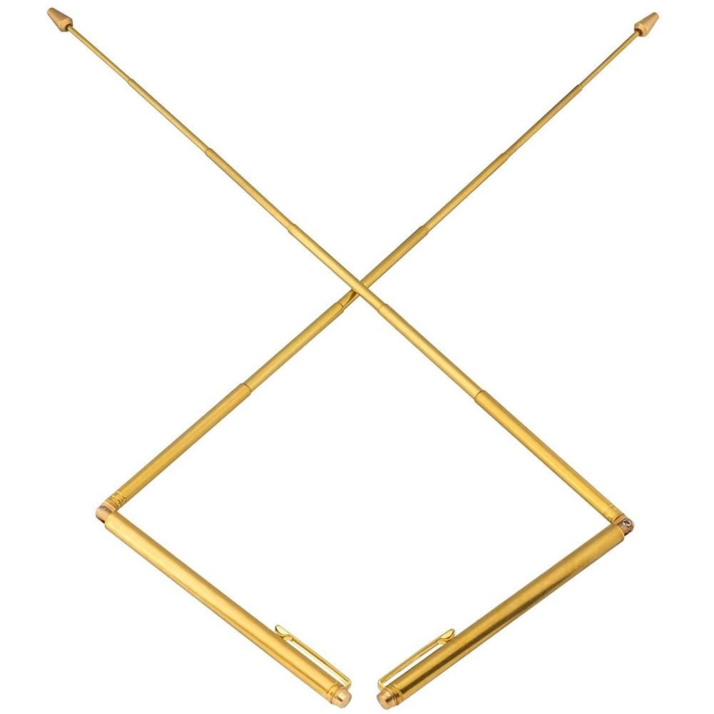 2PCS Dowsing Rods, Retractable Divining Rods, Portable Pen Shape L Rods, for Ghost Hunting Tools, Divining Water Etc.