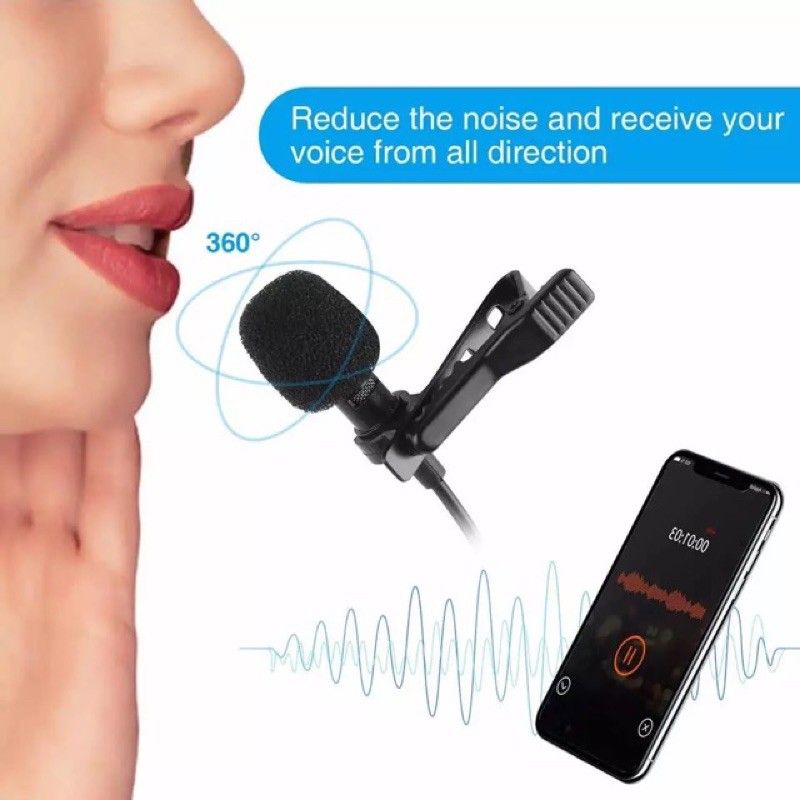 Professional Condenser Recording Microphone With Noise Cancellation For Mobile Phone And Computer