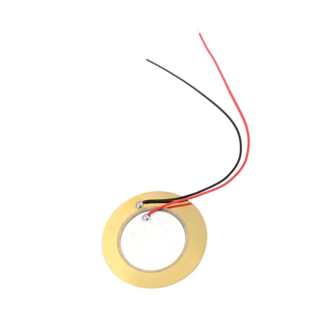 10 Pcs Piezoelectric Piezo Ceramic Plate Dia 27mm for Buzzer Loudspeaker