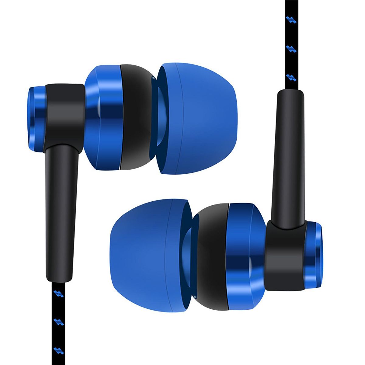 Earbuds Heavy Bass Stereo Plastic Sports Headset For-Red
