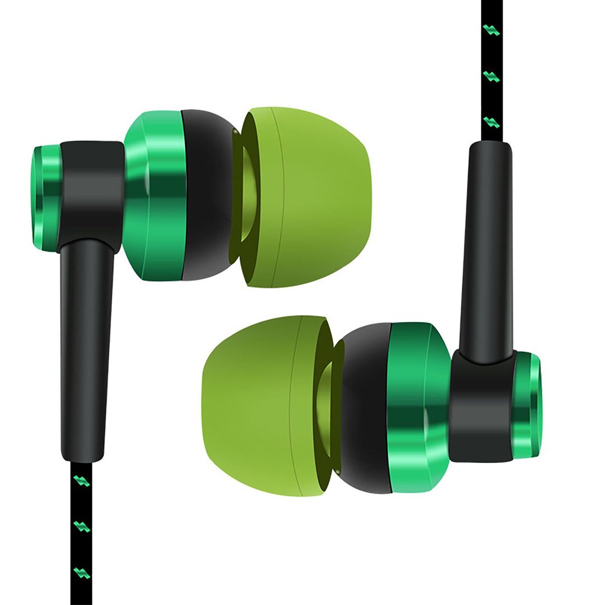 Earbuds Heavy Bass Stereo Plastic Sports Headset For-Red