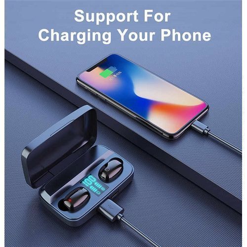 A10s Wireless Bluetooth Earphone And Powerbank