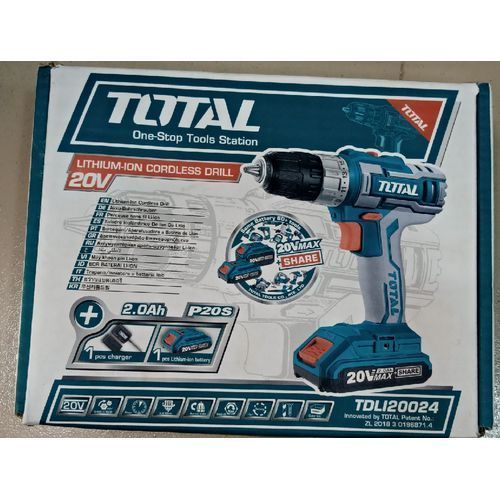 Battery Drilling Machine Total 20v