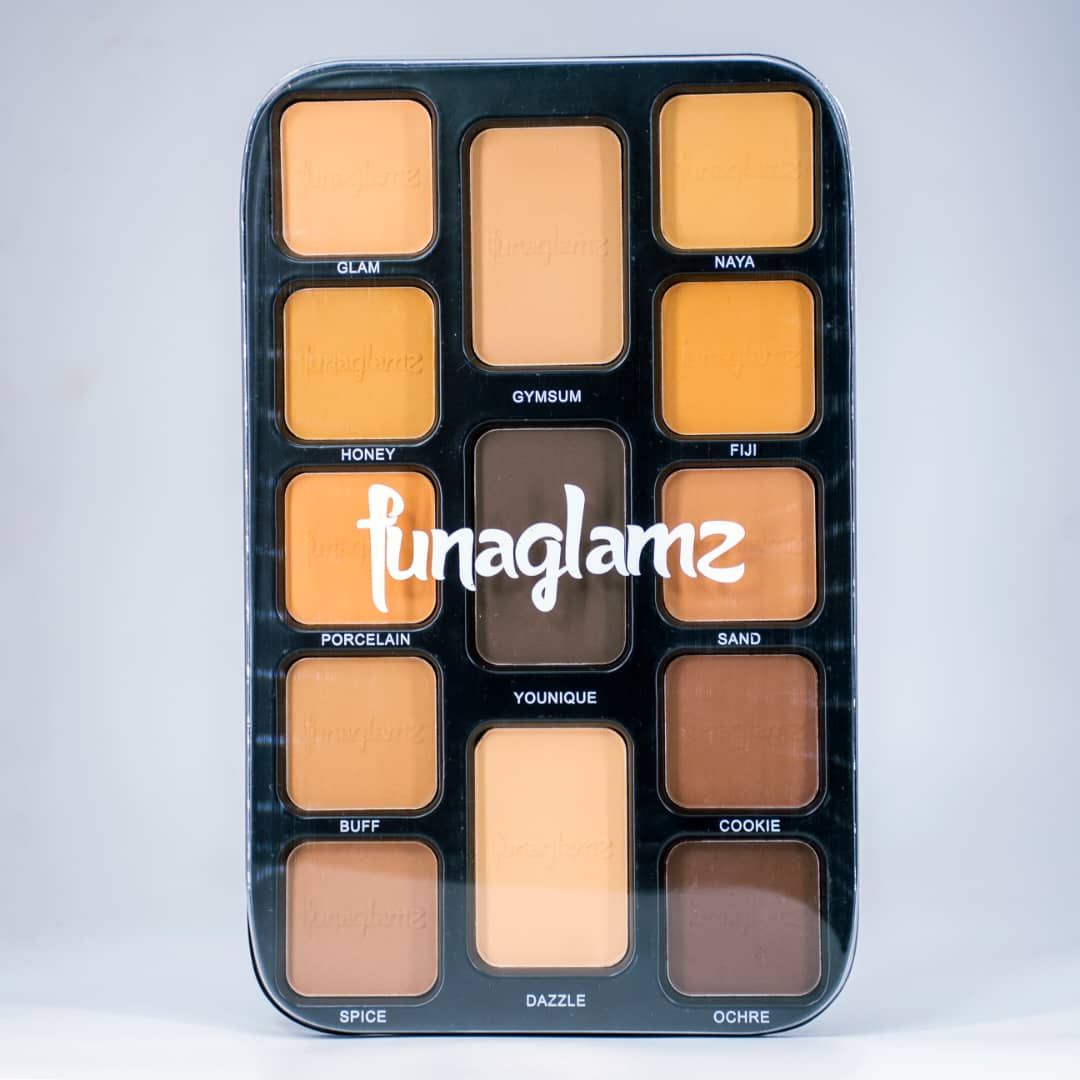 13-in-1 Funaglamz Quality Professional Makeup Matte Powder Pallette + Free Gift