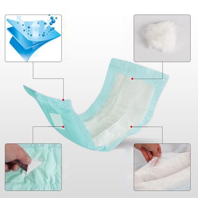 36Pcs/Bag Unisex Adult Soft Incontinence Pad Breathable Diaper Mats