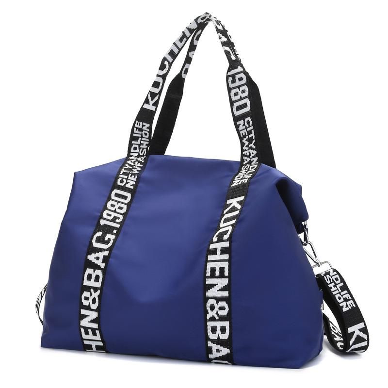 New women's bag simple casual fashion one shoulder large bag female Korean version large capacity oblique cross Mommy dual-use bag travel black