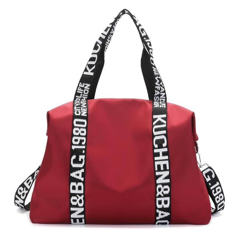 New women's bag simple casual fashion one shoulder large bag female Korean version large capacity oblique cross Mommy dual-use bag travel black