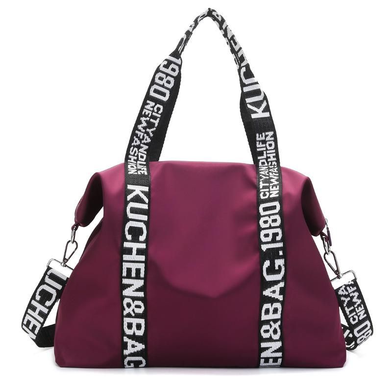 New women's bag simple casual fashion one shoulder large bag female Korean version large capacity oblique cross Mommy dual-use bag travel black