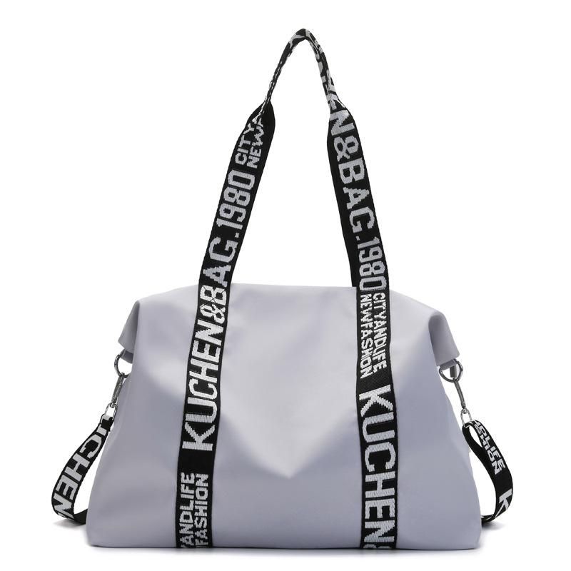 New women's bag simple casual fashion one shoulder large bag female Korean version large capacity oblique cross Mommy dual-use bag travel black