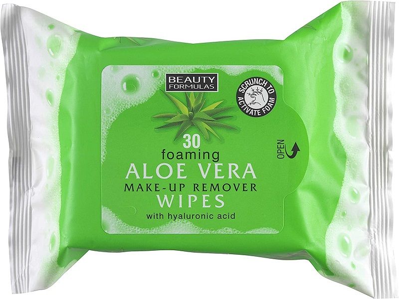 Aloe Vera Foaming Make-Up Remover Wipes