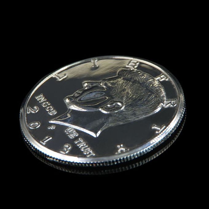 Silver Jumbo Coins Magic Trick Accessory Coin Magic Props