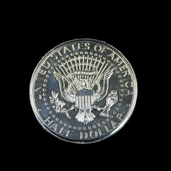 Silver Jumbo Coins Magic Trick Accessory Coin Magic Props