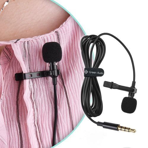 Mini Wireless Lavalier Microphone Lapel Condenser Mic
