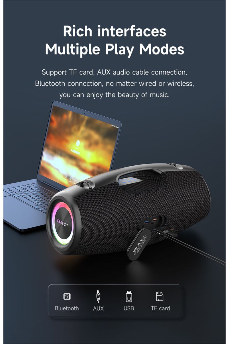S78 Quality 5.2 Steroe Water Resistant Bluetooth Speaker