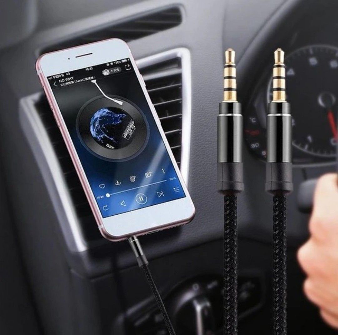 Multi Purpose Auxiliary Audio Cable 3.5mm Jack Cord