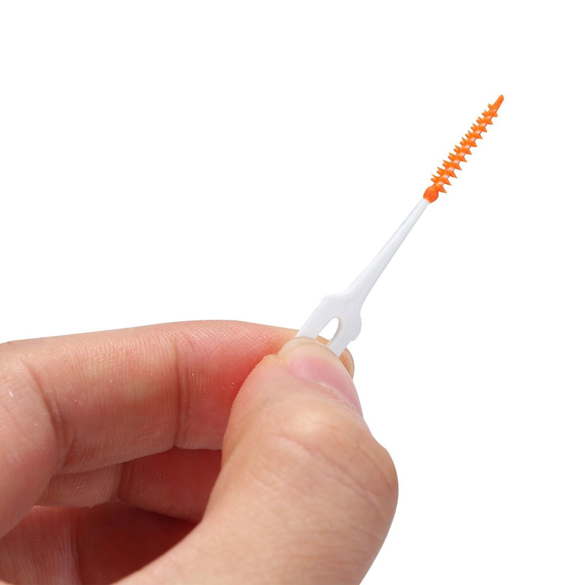 Anself  160PCS Interdental Brushes Ultra Tight Bristles Tooth Interdental Cleaners Silicone Toothpick Brush Cleaners Disposable Dental Brushes Between Teeth