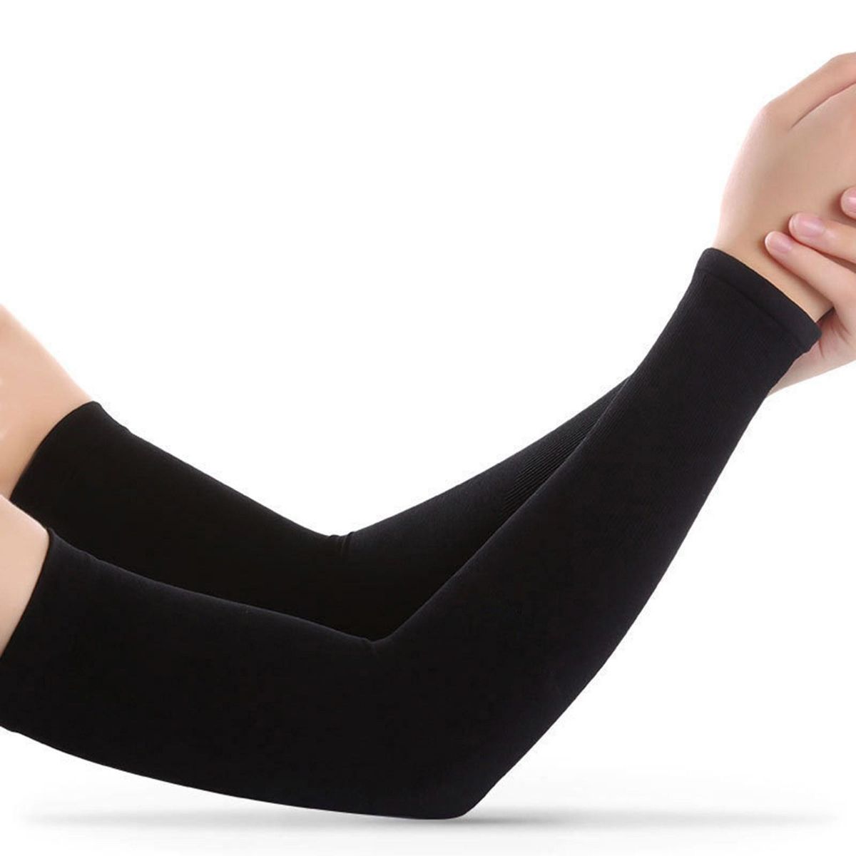 Cooling Arm Sleeves Men Women UV Sun Protection Long Arms Sleeves Cover for Cycling Driving Running Golfing Football Basketball