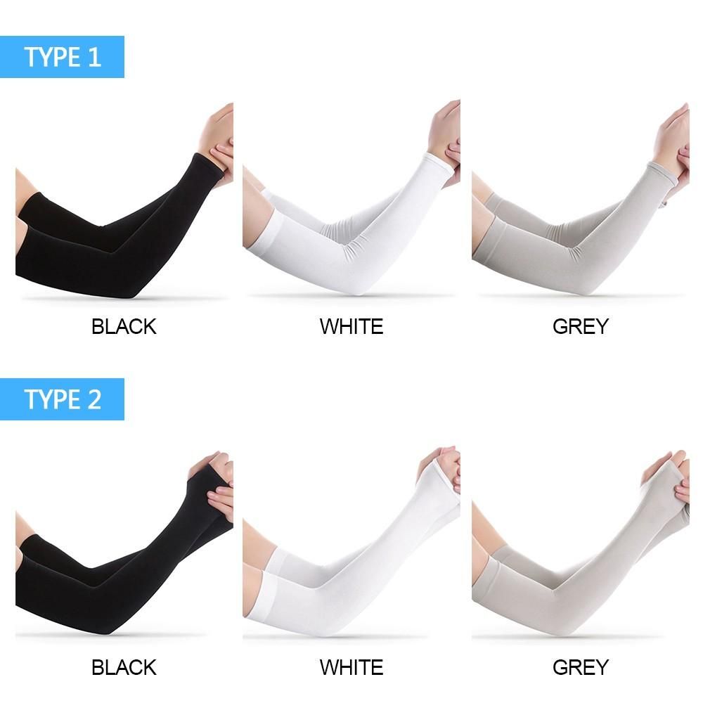 Cooling Arm Sleeves Men Women UV Sun Protection Long Arms Sleeves Cover for Cycling Driving Running Golfing Football Basketball