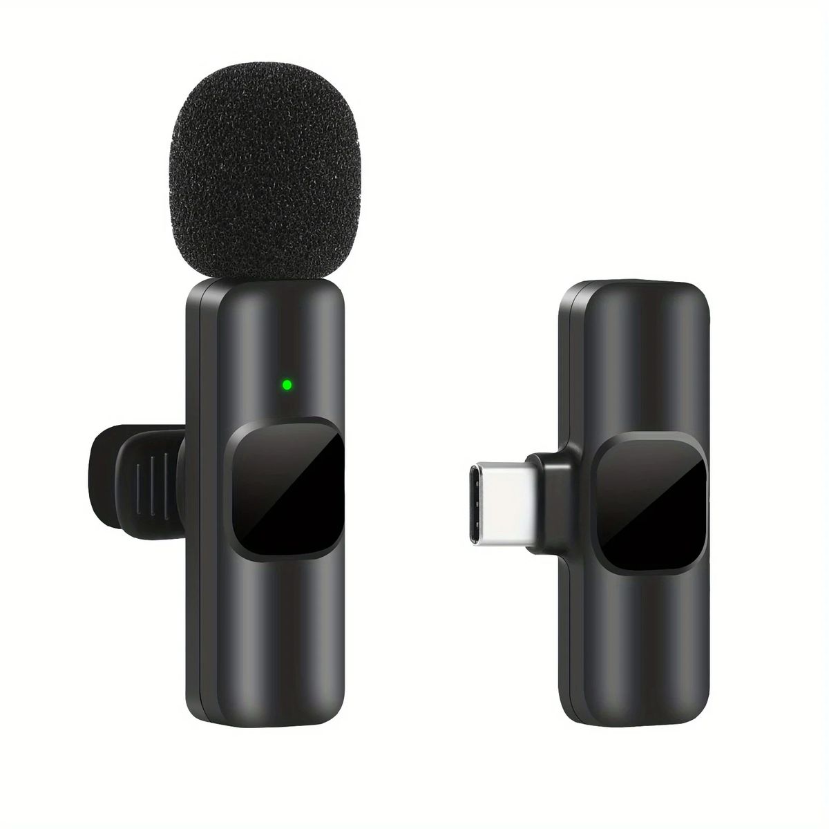 Lavalier Microphone K9 Broadcast Direct for iPhone Android Phones Lapel Mic Wireless for 3.5mm 1in1 or 2in1