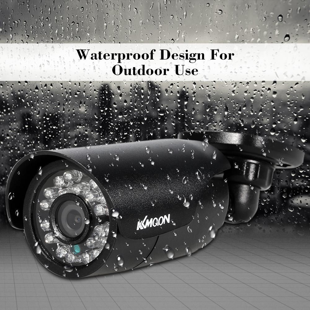 4pcs 720P AHD Bullet Camera+4*60ft Surveillance Cable Support IR-CUT Night Vision 24pcs Infrared Lamps 3.6mm for Home Security