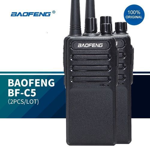 New  Baofeng BF-c5 Walkie Talkie 2pcs