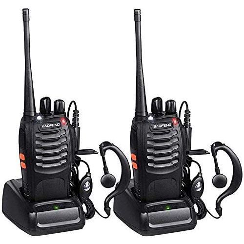 2 Pcs Baofeng Radio BF-888S Dual Band High-Power Walkie Talkie
