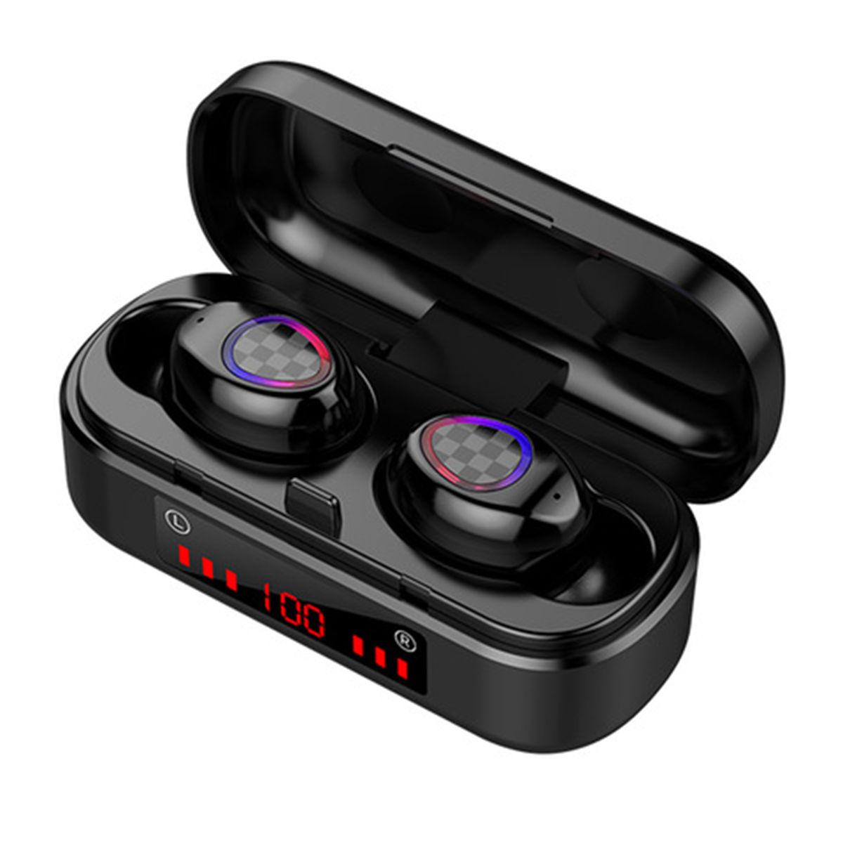 V7 BT5.0 Cordless Earphones Auto Pairing CVC8.0 Noise