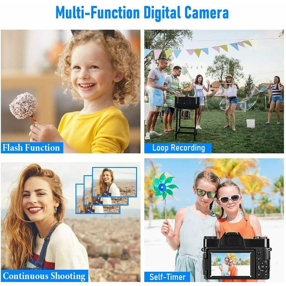 Digital Camera 48MP 4K Camera WIFI Video Camcorder