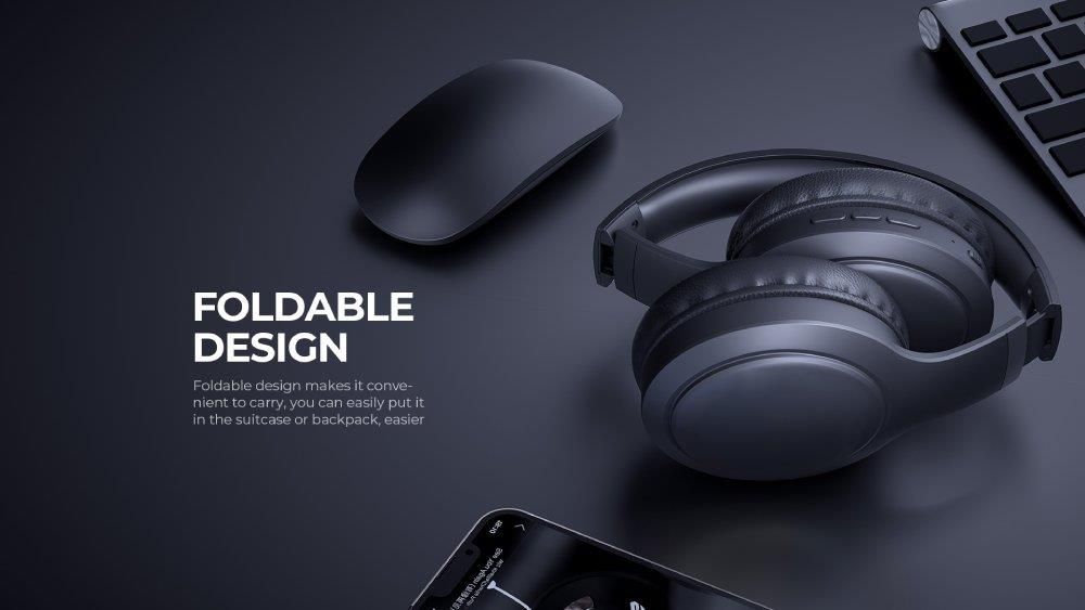 H630BT Wireless Bluetooth V5.3 Over-ear Foldable Headset -Black