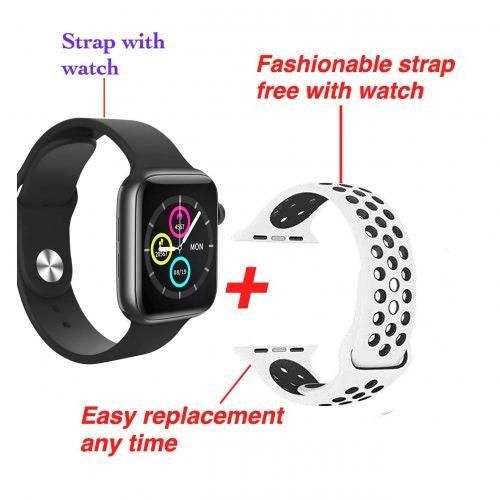 X7 Smart Watch Series + Free Extra Fashionable Strap, IOS And Android For Men Women Bluetooth Call Heart Rate Blood Pressure Tracker