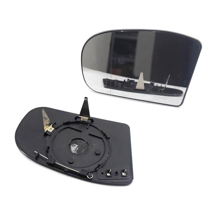 1 Pair Right and Left Side Rearview Mirror Glass Len Replacement for Mercedes Benz W203 W211 2038100121 2038101021