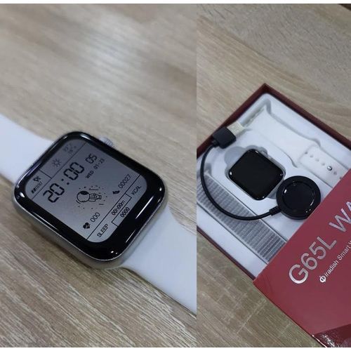G65L Series 6 White Double Strap Smart Watch