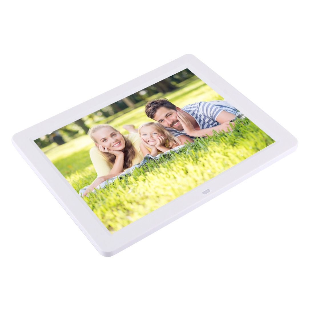 12.0 Inch Digital Picture Frame With Remote Control Support SD / MMC / MS Card And USB , White (1200)(White)