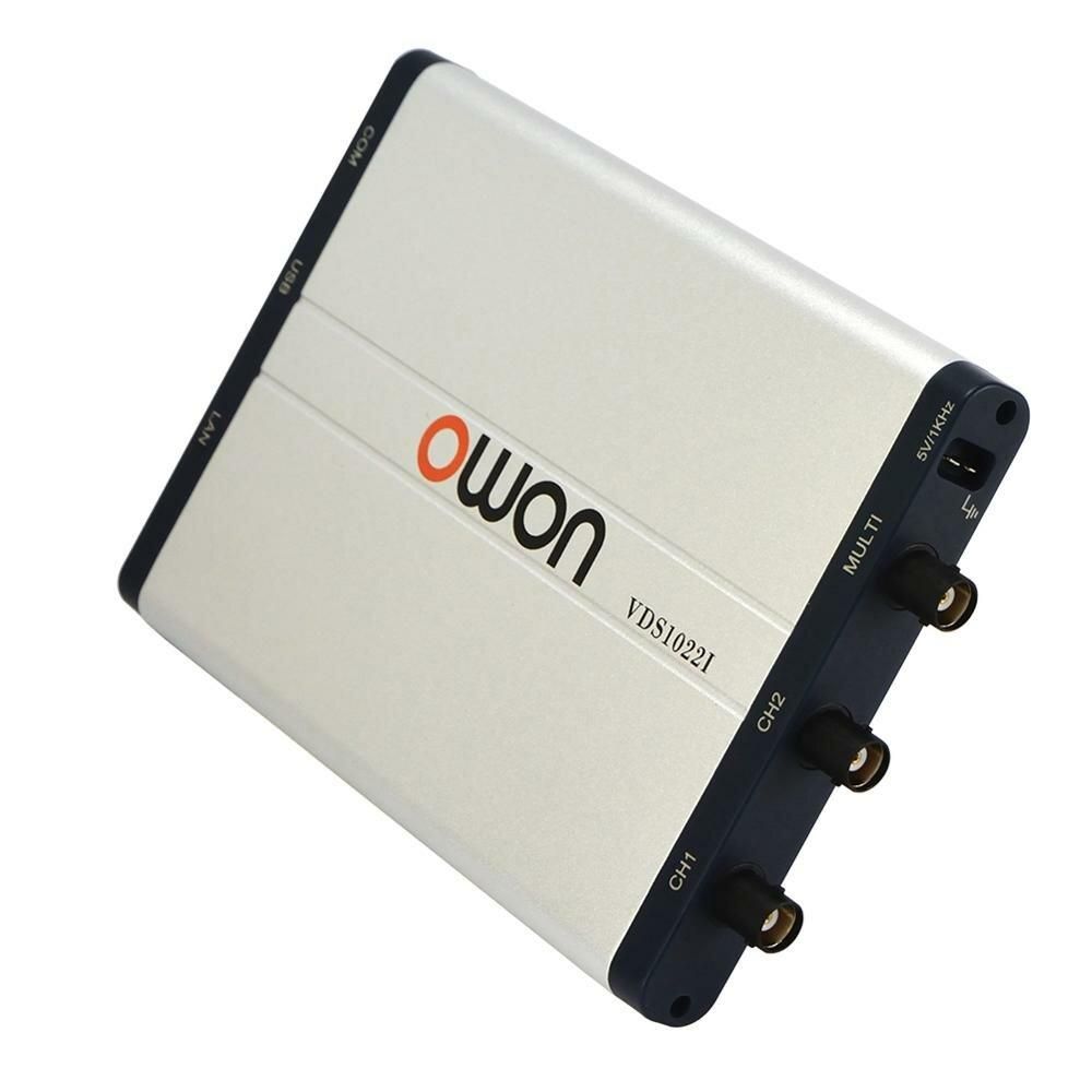 OWON VDS1022I VDS1022 Virtual PC Digital Storage Oscilloscope 100Msa/S 25Mhz Bandwidth Handheld Portable USB Oscilloscopes