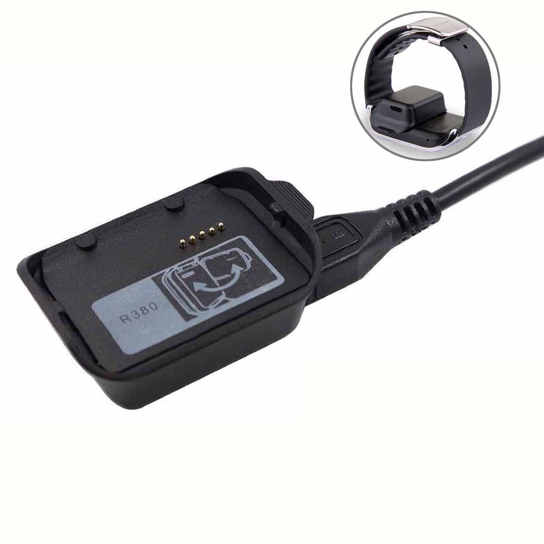 For Samsung Gear 2 R380 Charging Cradle Dock Charger With USB Cable(Black)